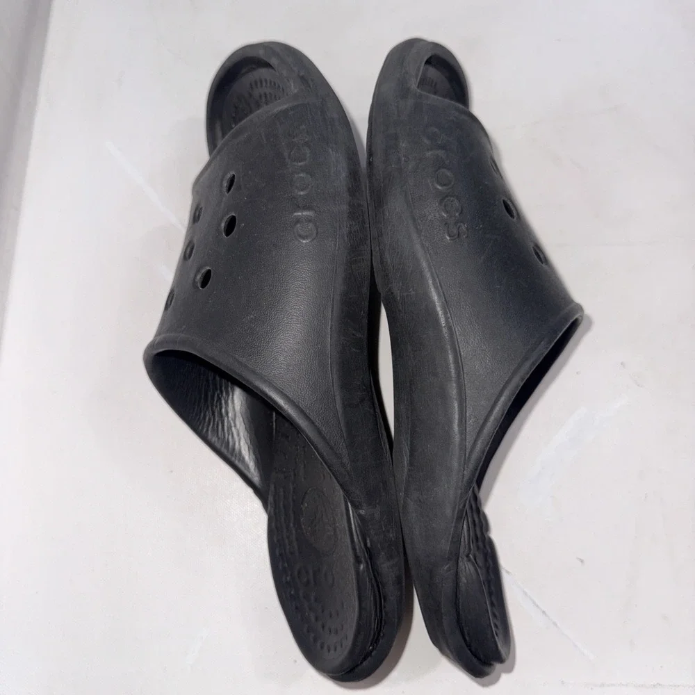 Crocs Sandals Black Classic Slide Waterproof Gorpcore Outdoor Summer Shoes 8/L10